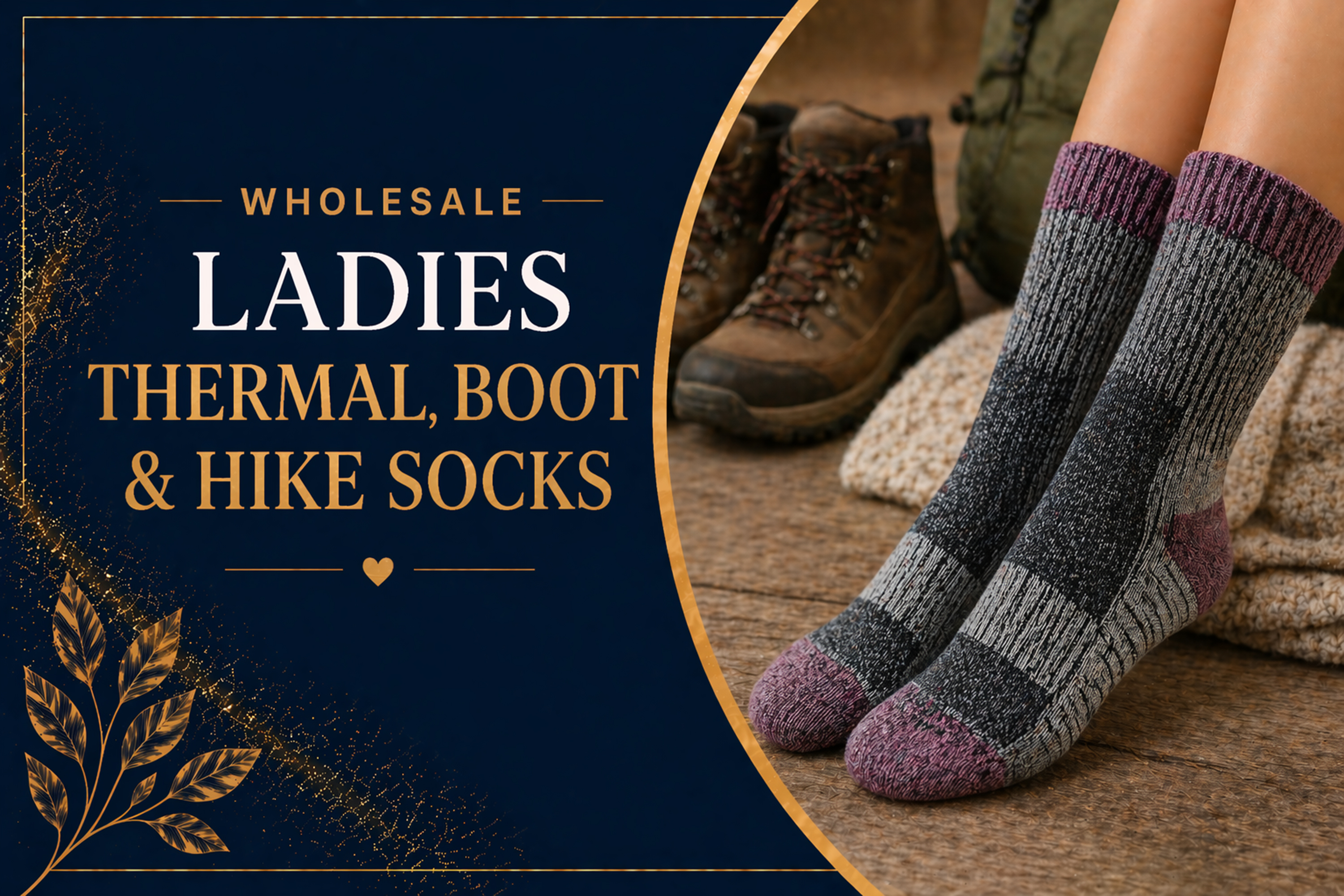 Ladies Thermal, Boot & Hike Socks