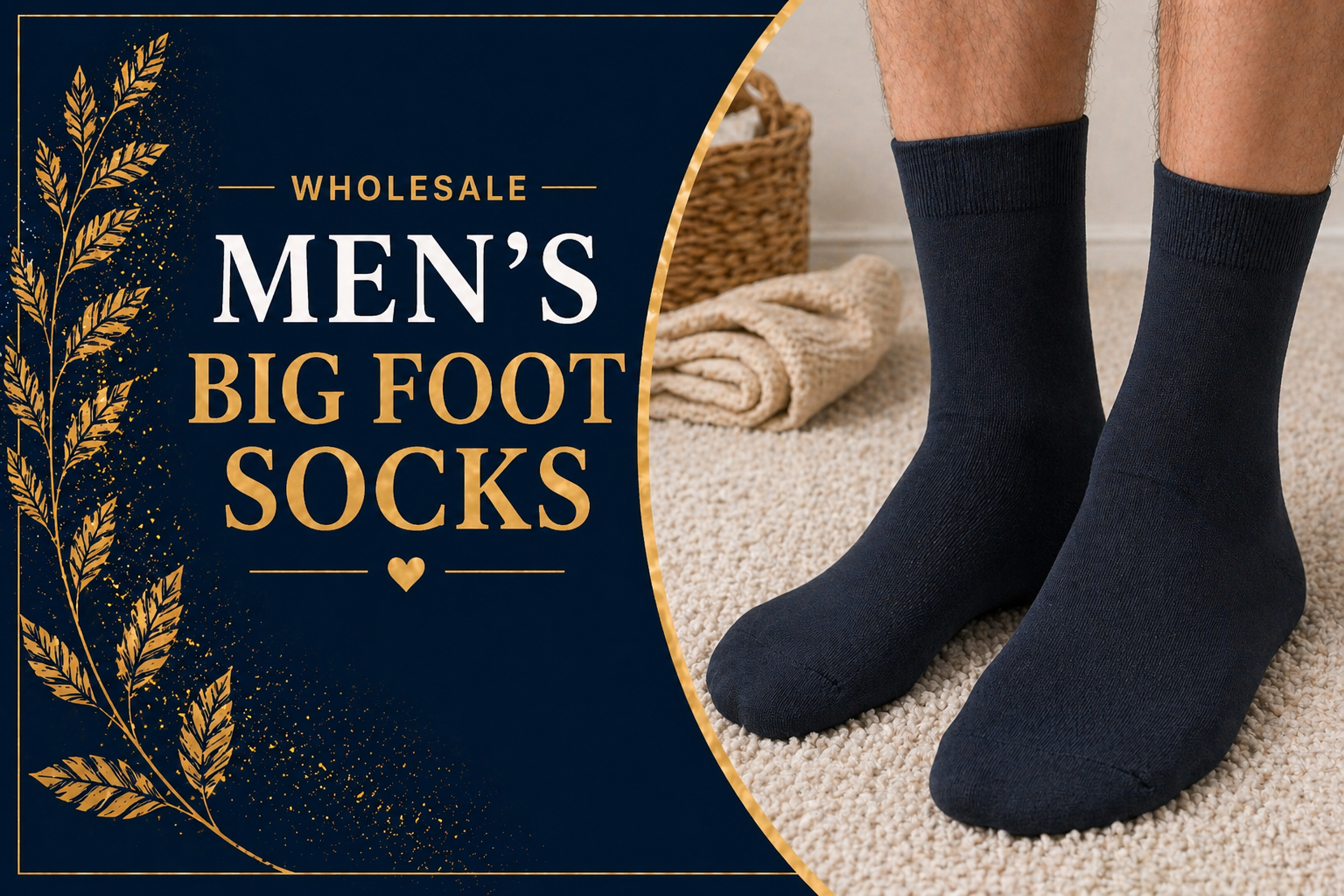 Men's Big Foot Socks