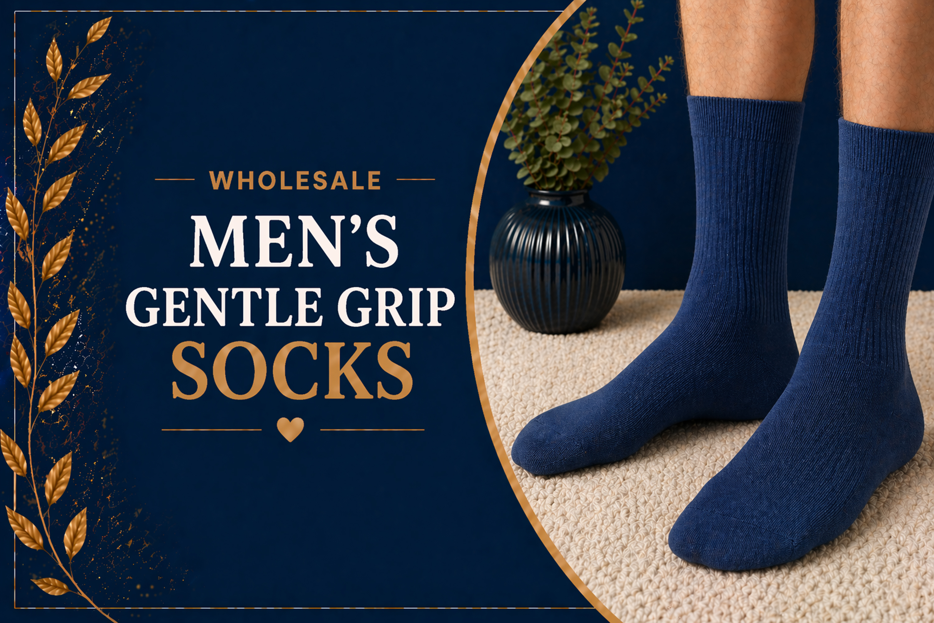 Men's Gentle Grip by Sock Shop Men's Gentle Grip by Sock Shop