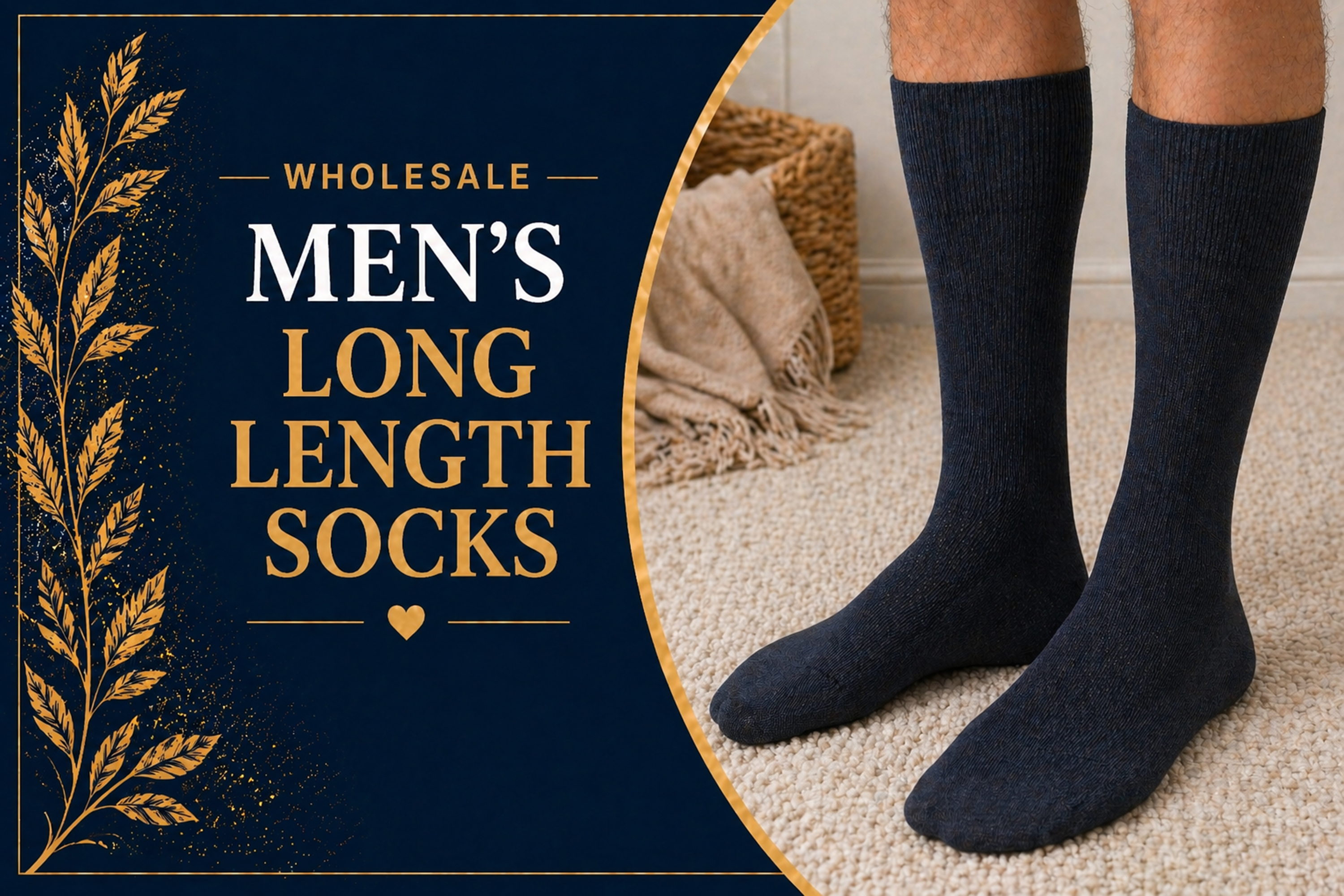 Men's Long Length Socks Men's Long Length Socks