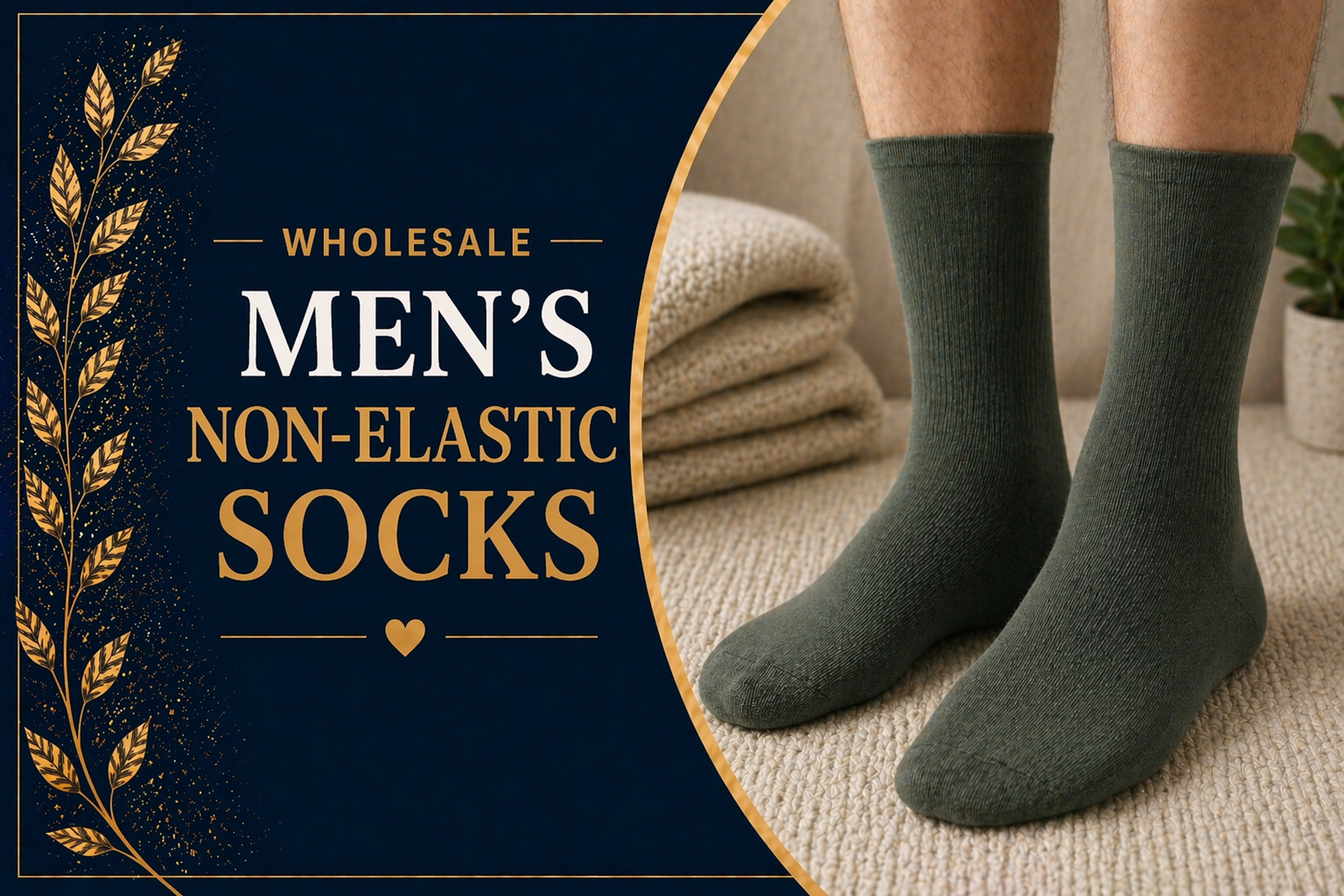 Men's Non Elastic Socks