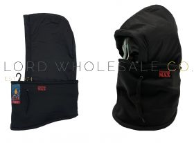 Men's Double Polar Fleece-Lined Showerproof Balaclava/Snood by Thermo Max 6 Pieces