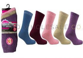 UG599 Ladies Brushed Thermal Socks