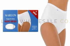 CLEARANCE Ladies 3pk Boxed Smooth Maxi Brief With Lycra by Marlon