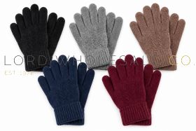  Ladies Brushed Thermal 1.1 TOG Touchscreen Gloves by Felix & Dylan 12 Pairs
