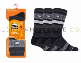 Wholesale men’s brushed thermal socks in assorted colours and warm fabrics