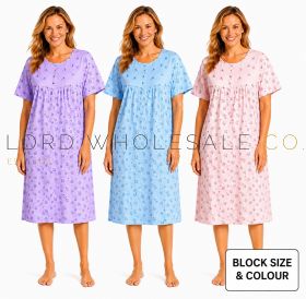 wholesale ladies clearance short sleeve nightdresses UK