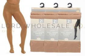 Ladies 100 denier opaque tights available in wholesale packs.