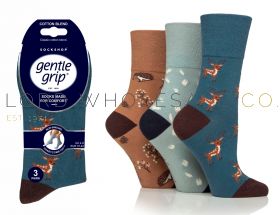 Ladies Winterlings Gentle Grip Socks by Sock Shop 4 x 3 Pair Pack