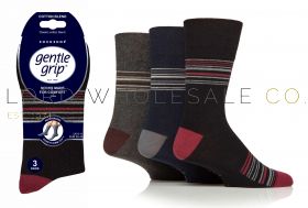 Men's Parlour Gentle Grip Socks by Sock Shop 4 x 3 Pair Pack