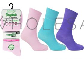 Ladies 3 Pair Pack Wellness Organic Cotton Socks Toronto