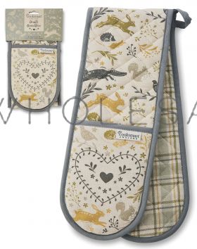 9897 Woodland Double Oven Gloves
