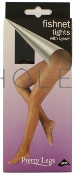 Pretty Legs Fishnet Tights with Lycra EXTRA LARGE