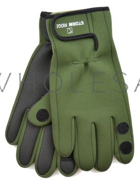 Men's Khaki Neoprene Gloves by Storm Ridge, 12 Pairs