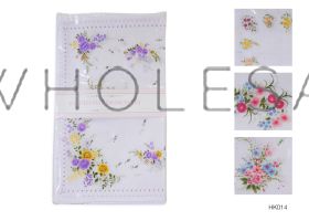 Ladies Handkerchiefs 8 Pack Floral Design 15 packs