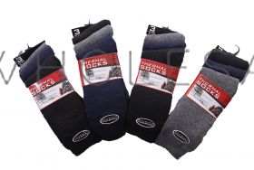 Mens Brushed Thermal Socks 3 pair pack