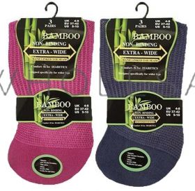 SE131 Ladies Extra Wide Bamboo Socks