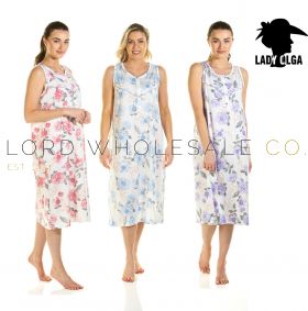 Polyester cotton nightdresses clearance