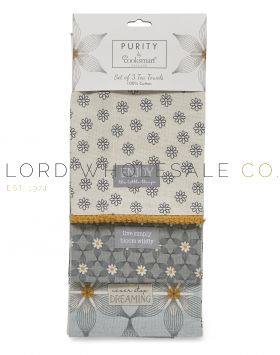 1857 Purity Tea Towels by Cooksmart