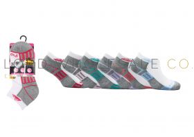 Ladies Patterned Trainer Socks 3 Pair Pack by Pro Hike 3231