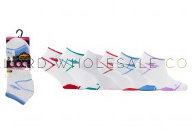 Ladies Patterned Trainer Socks 3 Pair Pack by Pro Hike 3232