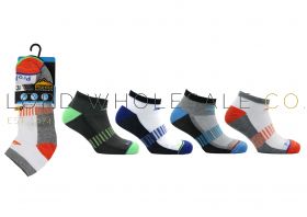 Men's Patterned Trainer Socks 3 Pair Pack by Pro Hike 3235