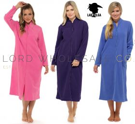 Lady Olga Zip Fleece Gown Supplier