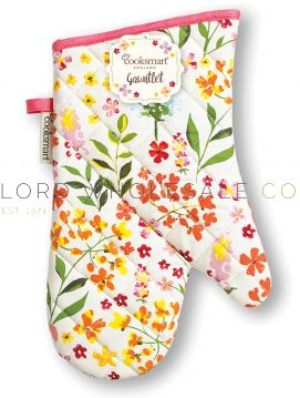 SG9641 Bee Happy Gauntlet Oven Gloves