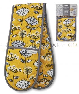 9920 Retro Meadow Double Oven Gloves by Cooksmart