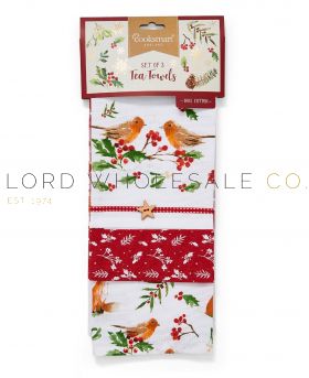 A Winters Tale Set of 3 Tea Towels by Cooksmart