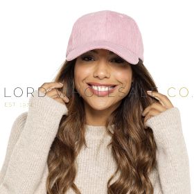 Ladies Cord Baseball Cap by Foxbury