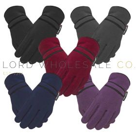 GLT204R Ladies Thermal Lined Fleece Gloves