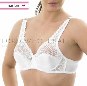 Ladies Satin and Lace Underwired by Marlon