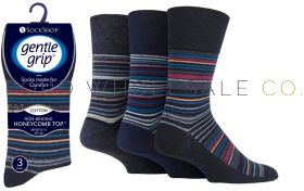 SOMRJ564H3 Wholesale Men's Gentle Grip Socks