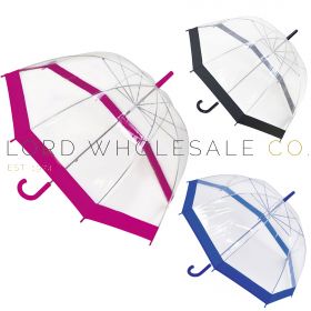 UU0044C Clear Dome Umbrellas 