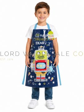 AP1025 Kids Wipe Clean Robot Apron by Cooksmart