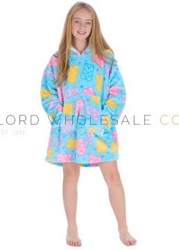 Children's Supersoft Gummy Bear Oversize Hoodie by Huggable Hoodie