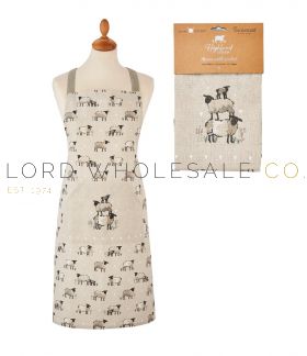 Highland Sheep Linen Blend Apron by Cooksmart