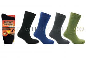 Men's Thermal 2.3 TOG Assorted Heat Machine Socks 12 pairs