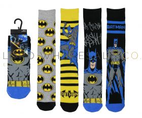 06-3694-Wholesale Men's 1pk Batman Ankle Socks 12 Pairs