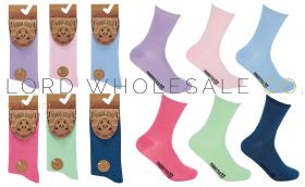 wholesale ladies patterned bamboo socks colourful designs UK