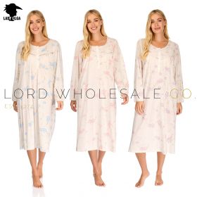8904 Lady Olga Long Sleeved Nightdress