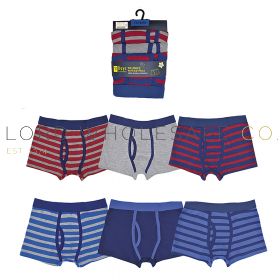 Boys 3pk Assorted Striped Trunks by Tom Frank Boys 12 x 3 Pair Pack