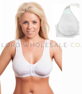 11-CB222POC- Front Fastening Stretch Cotton Multi Cup Mastectomy Bras Gemm by Dipti