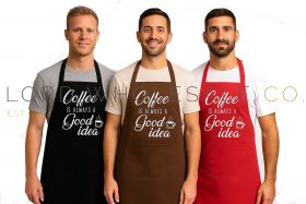 03-COFFEEAPRON-Wholesale Coffee Is Always A Good Idea Barbeque Apron