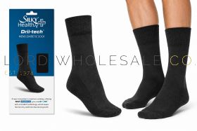 Men's Drii-tech Diabetic Socks by Silky Health, 6 Pairs