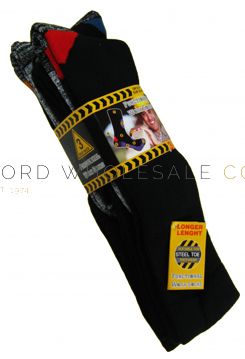 Long Hose Cotton Rich Functional Work Socks