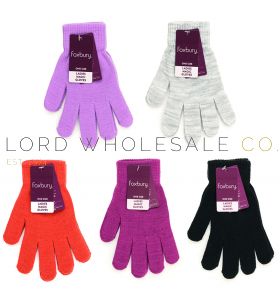 Ladies Assorted Thermal Magic Gloves by Foxbury
