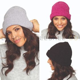 Ladies Assorted Chenille Hats by Foxbury 12 Pieces