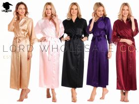 J50 English Made Long Satin Gown